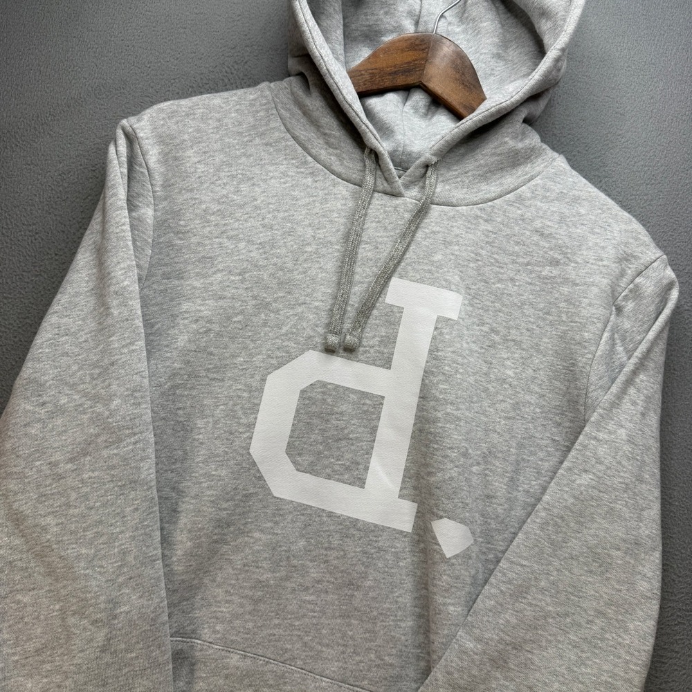 Diamond Supply Co. Logo Hoodie Mens Medium Heather Gray Cotton Blend Skate NWT